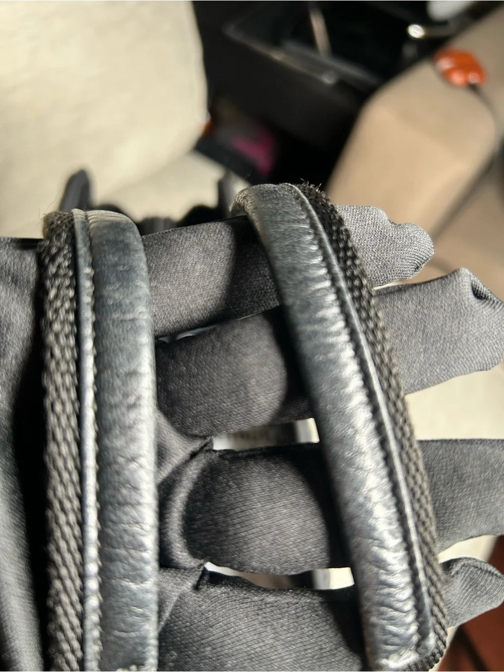 Prada Black Nylon Laptop Bag with Top Handles